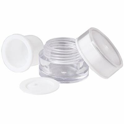 ForPro Clear Jar with White Protective Lid and Insert, 24 Count