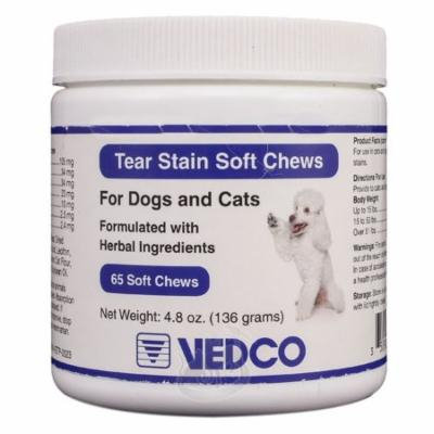 Details about Tear Stain Soft Chews (65 count) by Vedco