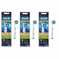 Oral-B Cross Action Replacement Brush Heads, 4 Count (Pack of 3)
