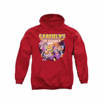 Garfield Comic Pet Force Four Adult Pull-Over Hoodie