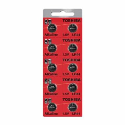 Toshiba LR44 AG13 Alkaline 1.5 Volt Batteries (100 Batteries Total)