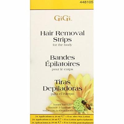 Gigi Hair Removal Strips for The Body 24-Count (Pack of 4)
