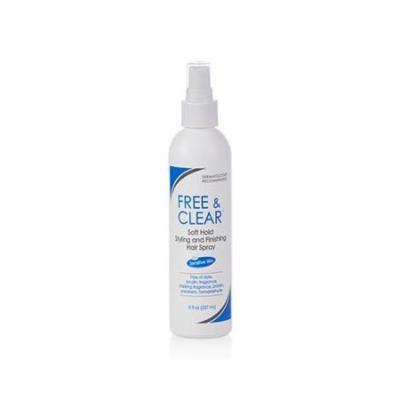 4 Pack Free & Clear Soft Hold Styling and Finishing Hair Spray 8oz (237 ml) Each