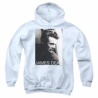 Trevco Dean-Reflect - Youth Pull-Over Hoodie - White, Small