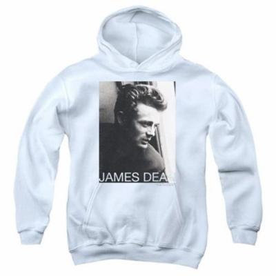 Trevco Dean-Reflect - Youth Pull-Over Hoodie - White, Small