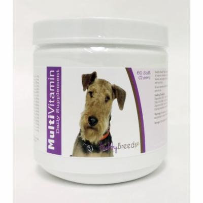 Healthy Breeds Dog Multi-Vitamin Soft Chew for Airedale Terrier, Daily Vitamin and Mineral Supplement, 60 Count