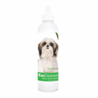 Healthy Breeds Dog Ear Cleanse with Aloe Vera for Shih Tzu, Cucumber Melon Scent 8 oz