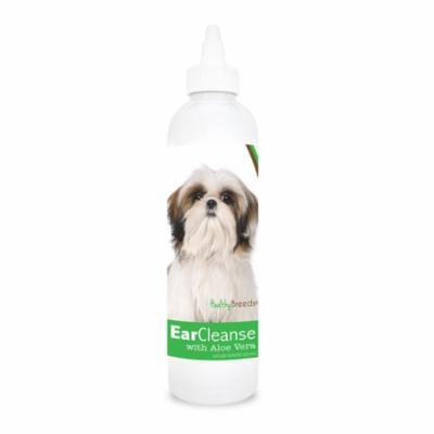 Healthy Breeds Dog Ear Cleanse with Aloe Vera for Shih Tzu, Cucumber Melon Scent 8 oz