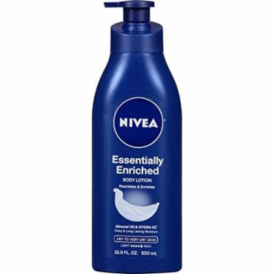4 Pack NIVEA Essentially Enriched Body Lotion 16.9 Ounce Each