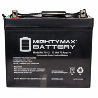 ML75-12 12V 75Ah Battery for Teftec Wheelchair T1200F series, AT264F1