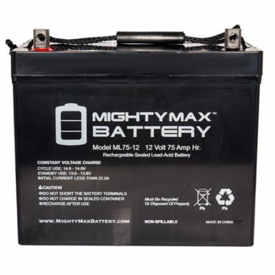 ML75-12 12V 75Ah Battery for Teftec Wheelchair T1200F series, AT264F1