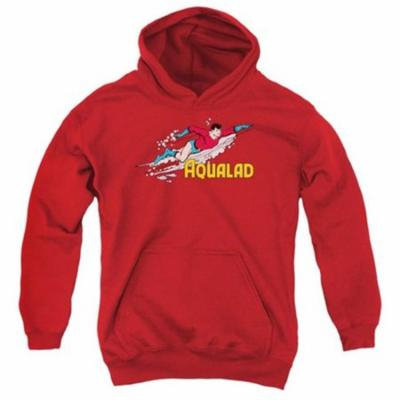Trevco Dc-Aqualad - Youth Pull-Over Hoodie - Red, Medium