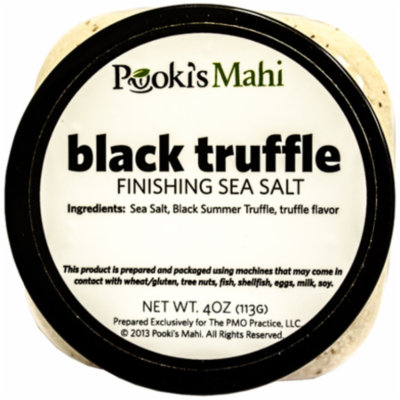 Pooki's Mahi Black Truffle Salt, 4 Ounce