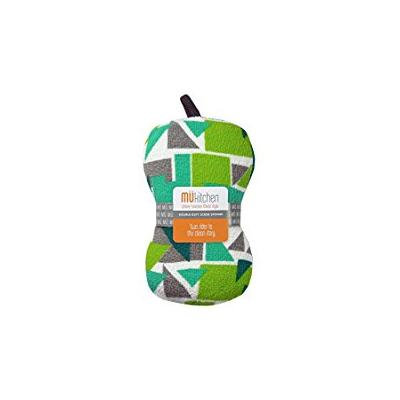 mukitchen 6in double-duty scrub sponge Triangle