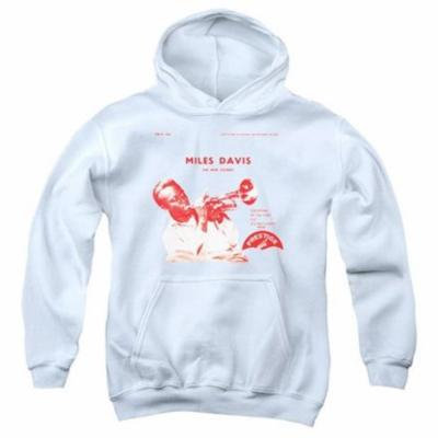 Trevco Concord Music-The New Sounds - Youth Pull-Over Hoodie - White & Small
