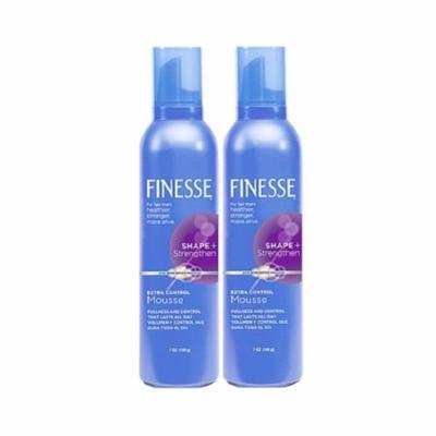 2 Pack - Finesse Shape + Strenghten Extra Control Mousse 7 oz Each