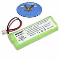 HQRP Battery compatible with Dogtra 1900 Series 1900-NCP 1902-NCP Remote Controlled Dog Training Collar Receiver plus Coaster