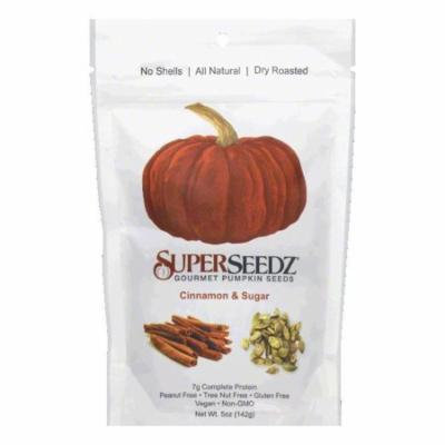 Super Seedz Cinnamon Sugar Pumkin Seed, 5 OZ (Pack of 6)