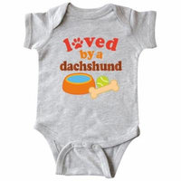 Loved By A Dachshund Dog Infant Creeper