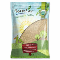 Food To Live ® Certified Organic Sesame Seeds (Raw, Hulled) (18 Pounds)