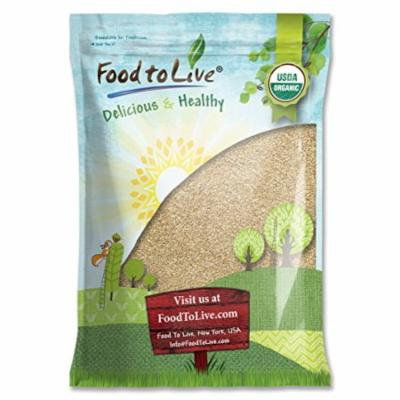 Food To Live ® Certified Organic Sesame Seeds (Raw, Hulled) (18 Pounds)