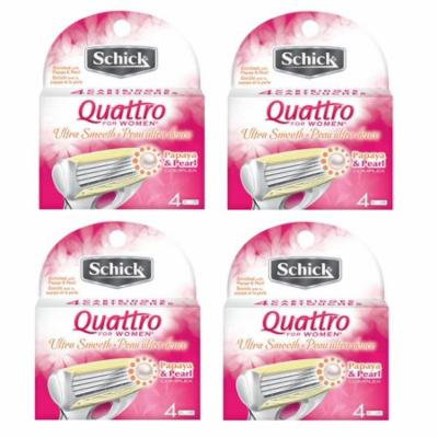 Schick Quattro for Women Razor Refill, Ultra Smooth, 16 Ct