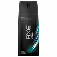 2 Pack - Axe Deodorant Bodyspray, Apollo 4 oz Each