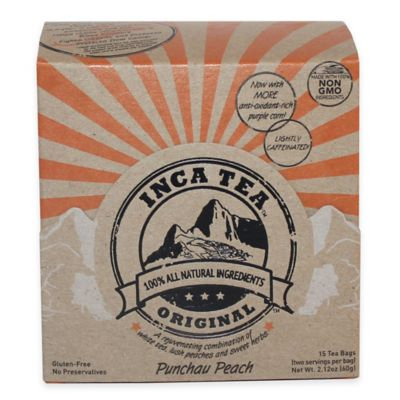Inca Tea 90-Count Pick Me Up Peach Tea Box