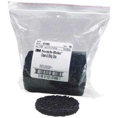 3M 7460 Scotch-Brite Clean & Strip Disc 4 in. x 1/4 in. (10-Pack)