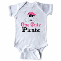 Girls Cute Pirate Infant Creeper