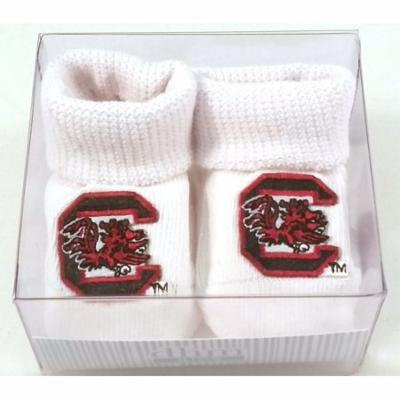 Future Tailgater South Carolina Gamecocks Boxed Newborn Baby Booties