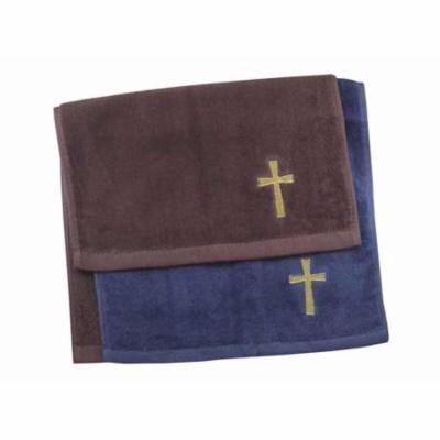 Towel-Pastor-Cross-Burgundy