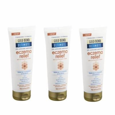 Gold Bond Ultimate Eczema Relief Skin Protectant Cream - 8 oz (Pack of 3)