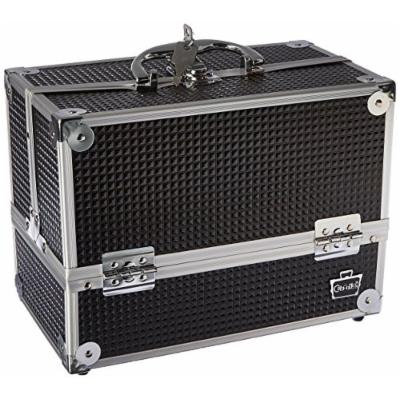 Caboodles Stylist 6 Tray Train Case, Black Diamond, 3.875 Pound