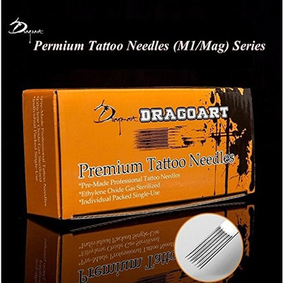 #12 Dragoart Premiun Tattoo Needles 11 M1 (Mag): Health & Personal Care