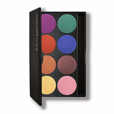 Gorgeous Cosmetics Neon Eyeshadow Palette, 8 shades, Compact with Mirror