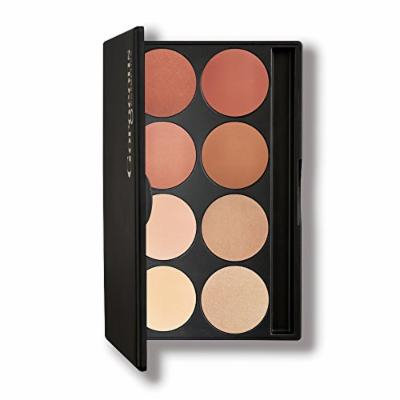 Gorgeous Cosmetics Blush and Highlight Palette, 8 shades, Compact with Mirror