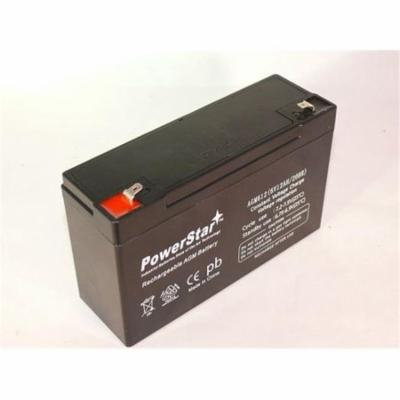 PowerStar AGM612-2Pack-1 6V 12Amp Moultrie Crown Rechargeable Battery
