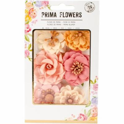 Prima Marketing Paper Flowers 6/Pkg-Paradisia