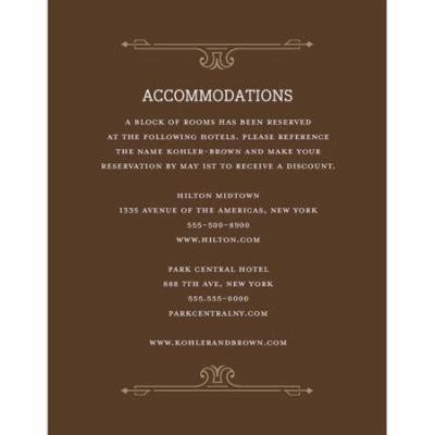 Formal Line Standard All Purpose Card