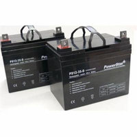 PowerStar AGM1235-2Pack-18 12V 35AH SLA Battery For Pride Dynamo & Jazzy & Jet 3 & Jet 7, Pack - 2