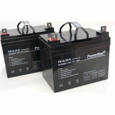 PowerStar AGM1235-2Pack-18 12V 35AH SLA Battery For Pride Dynamo & Jazzy & Jet 3 & Jet 7, Pack - 2