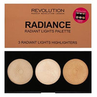 Makeup Revolution - Highlighter Palette - Radiance - 3 Baked Highlighters Illuminators by Makeup Revolution
