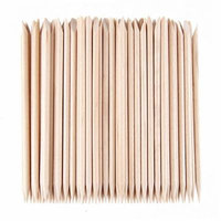 Beauty7 1000 Pcs Nail Art Orange Wood Sticks Cuticle Pusher Remover Manicure Pedicure Tool (1000 Pcs)