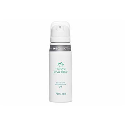 Linha Erva Doce Natura - Desodorante Antitranspirante Aerossol Feminino 75 Ml - (Natura Fennel Collection - Antiperspirant & Deodorant Aerosol for Women 3.38 Fl Oz)