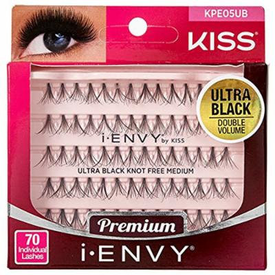 Kiss I Envy Knot Free Medium 70 Lashes Ultra Black (6 Pack)