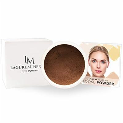 Lagure 6-Color Setting Powder (05 Bare) - Best Loose Powder Foundation with Premium Face Powder - Perfect for Medium to Tan Skin Tones - Step-by-Step Setting Powder Guide Included