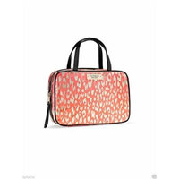Victoria's Secret Coral Leopard Pink Travel Case Cosmetic Bag