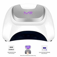 MelodySusie 48W LED UV Nail Lamp - Smart Gel Nail Dryer Mixed LED UV Light Beads Curing All Brands LED UV Gel Nail Polish