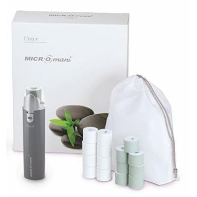 Emjoi Micro-Mani Nail Polisher with Smooth and Shine Rollers (Grey) by Emjoi